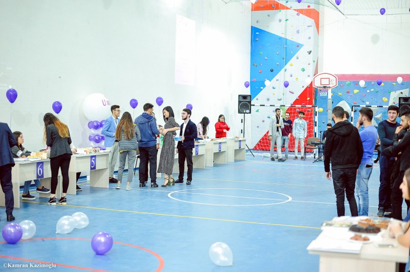 A charity fair at Western Caspian University