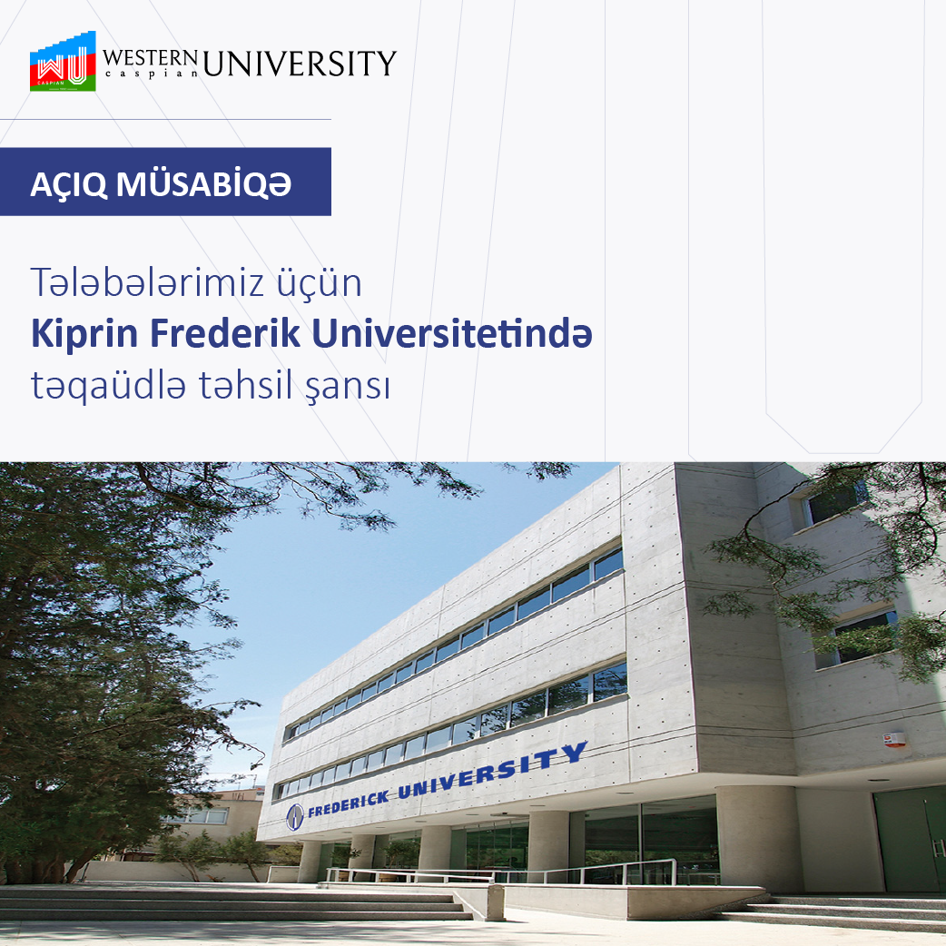 Opportunity for our students to study on a scholarship at Frederick University in Cyprus