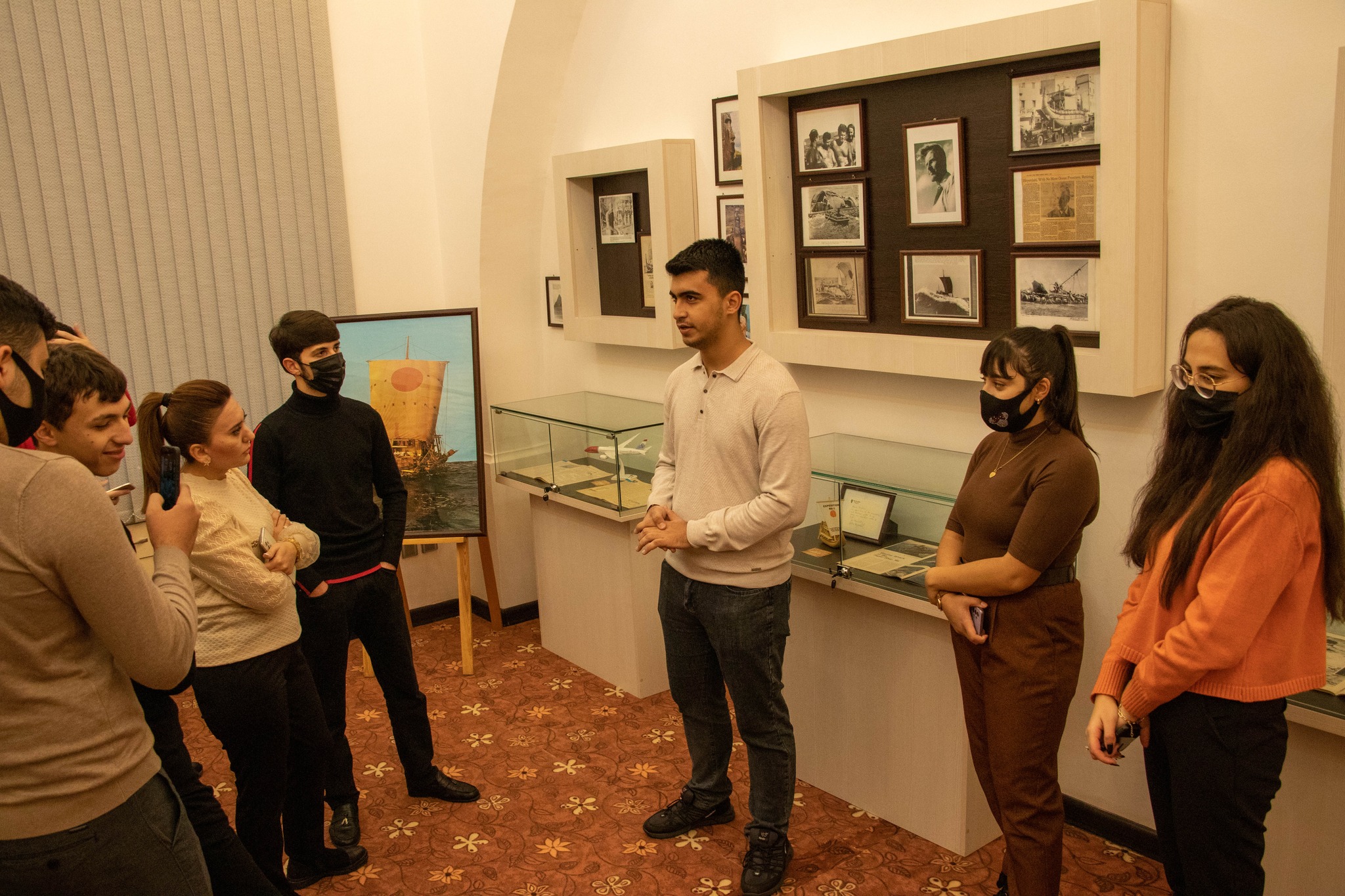 Наши студенты Западно-Каспийского Университета посетили Музей географических открытий Тура Хейердала