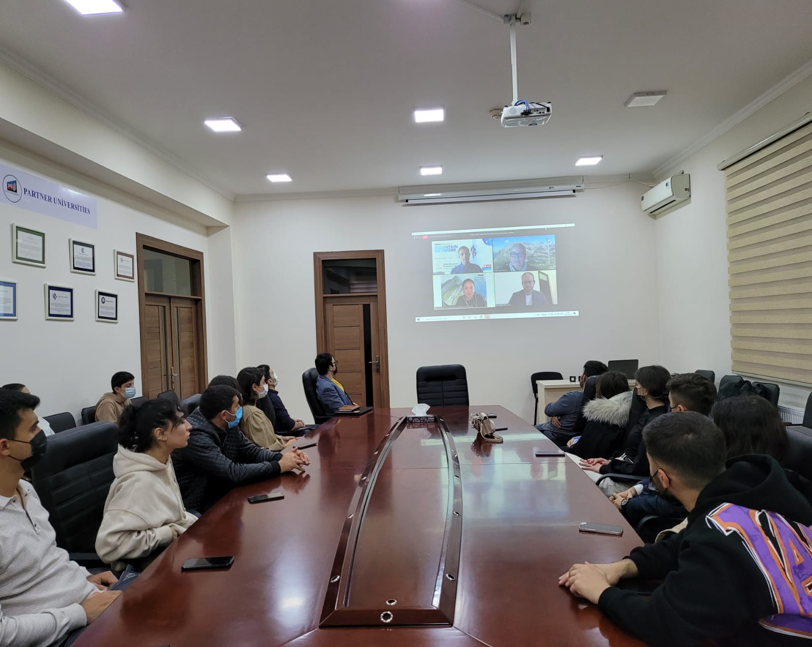 Members of the “Mountaineering Club” took part in a webinar of the International Climbing and Mountaineering Federation