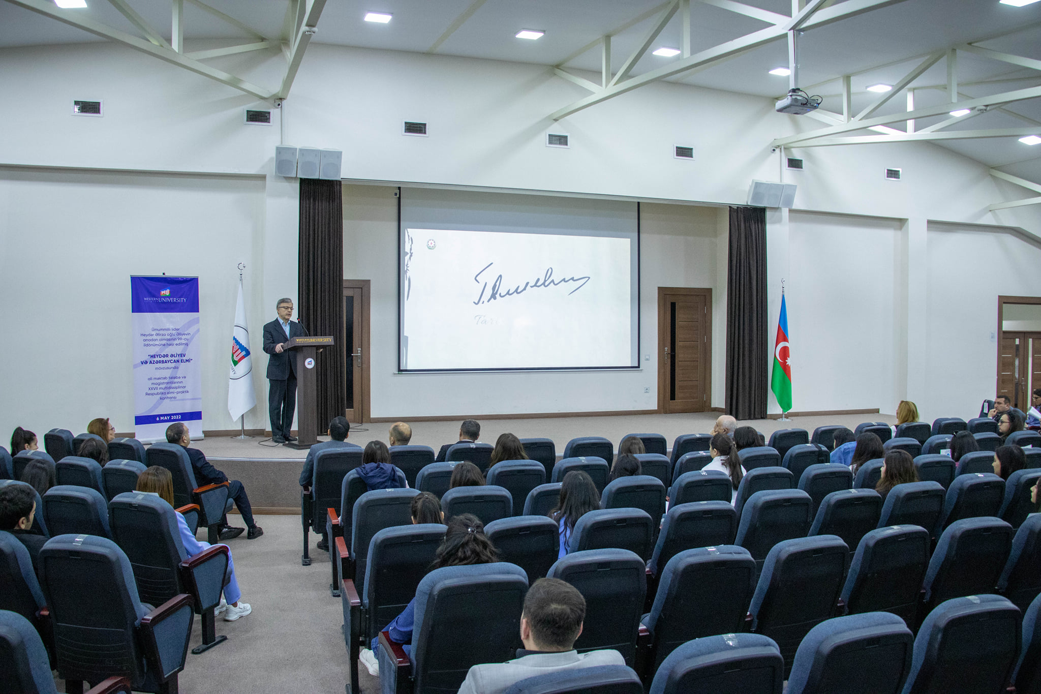 A conference on "Heydar Aliyev and Azerbaijani science" was held at Western Caspian University