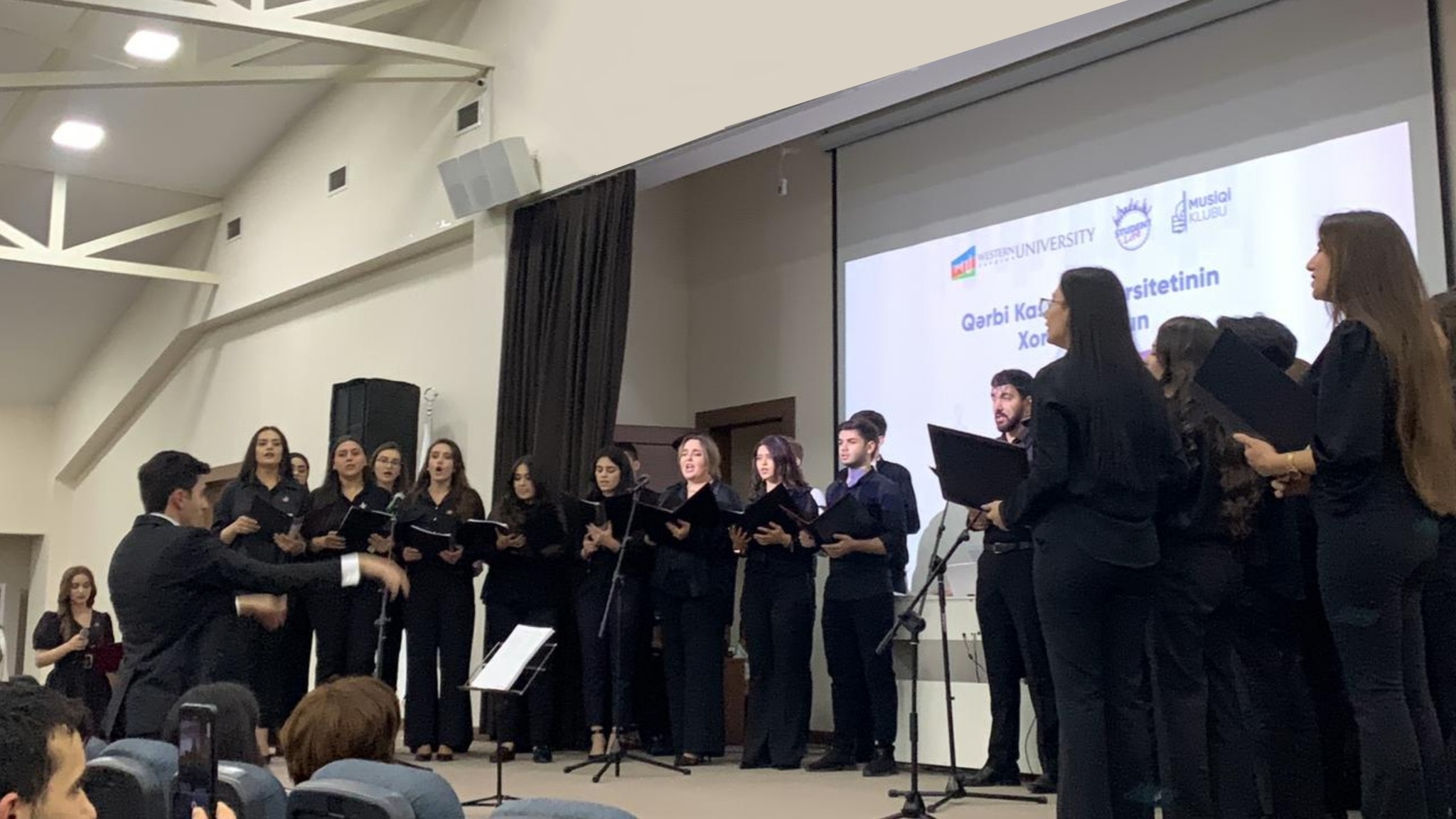 Western Caspian University Choir Performed a Concert Program