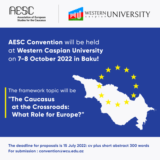 Western Caspian University will Host Another International Event