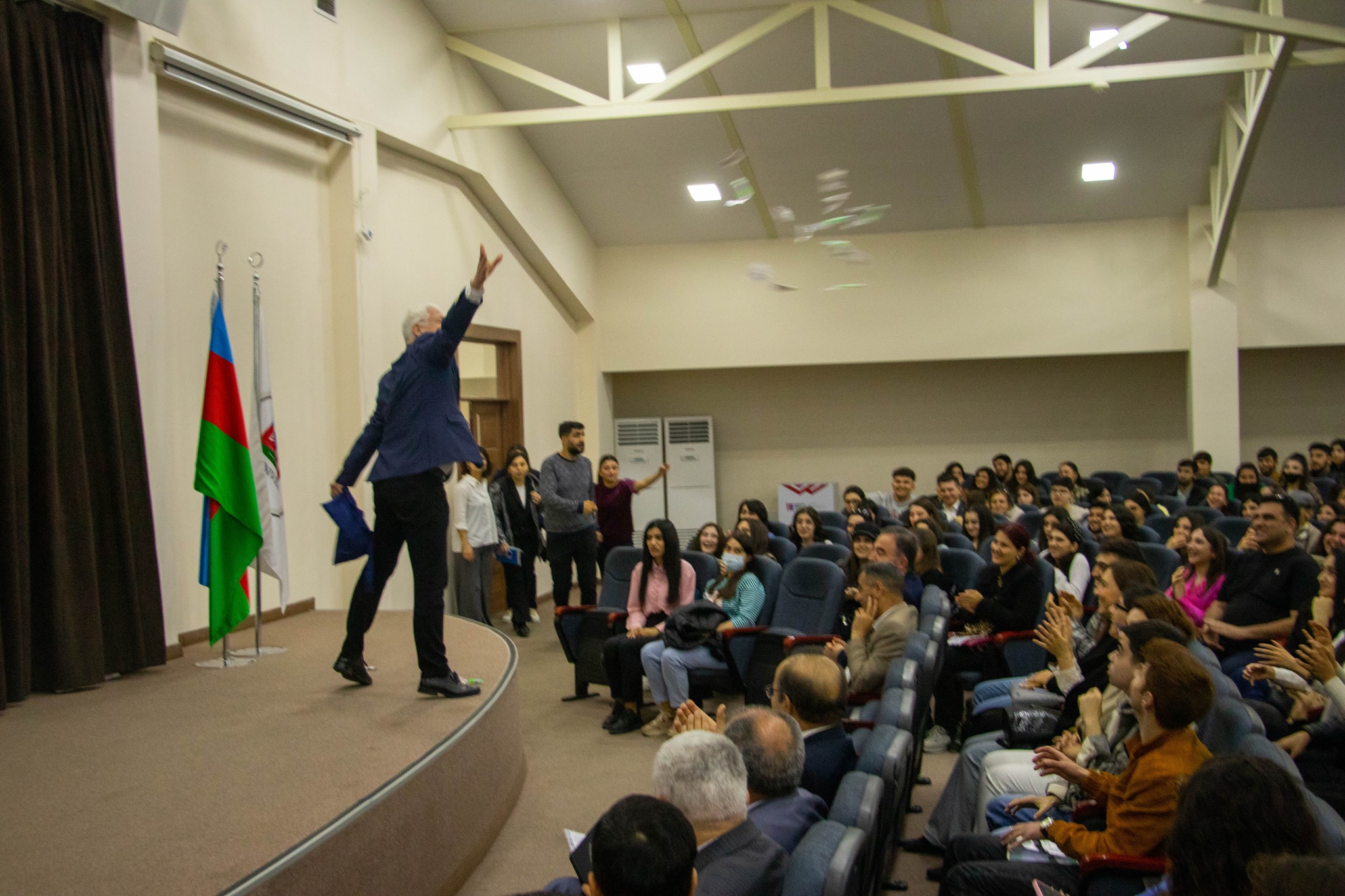 Lecture by a German professor