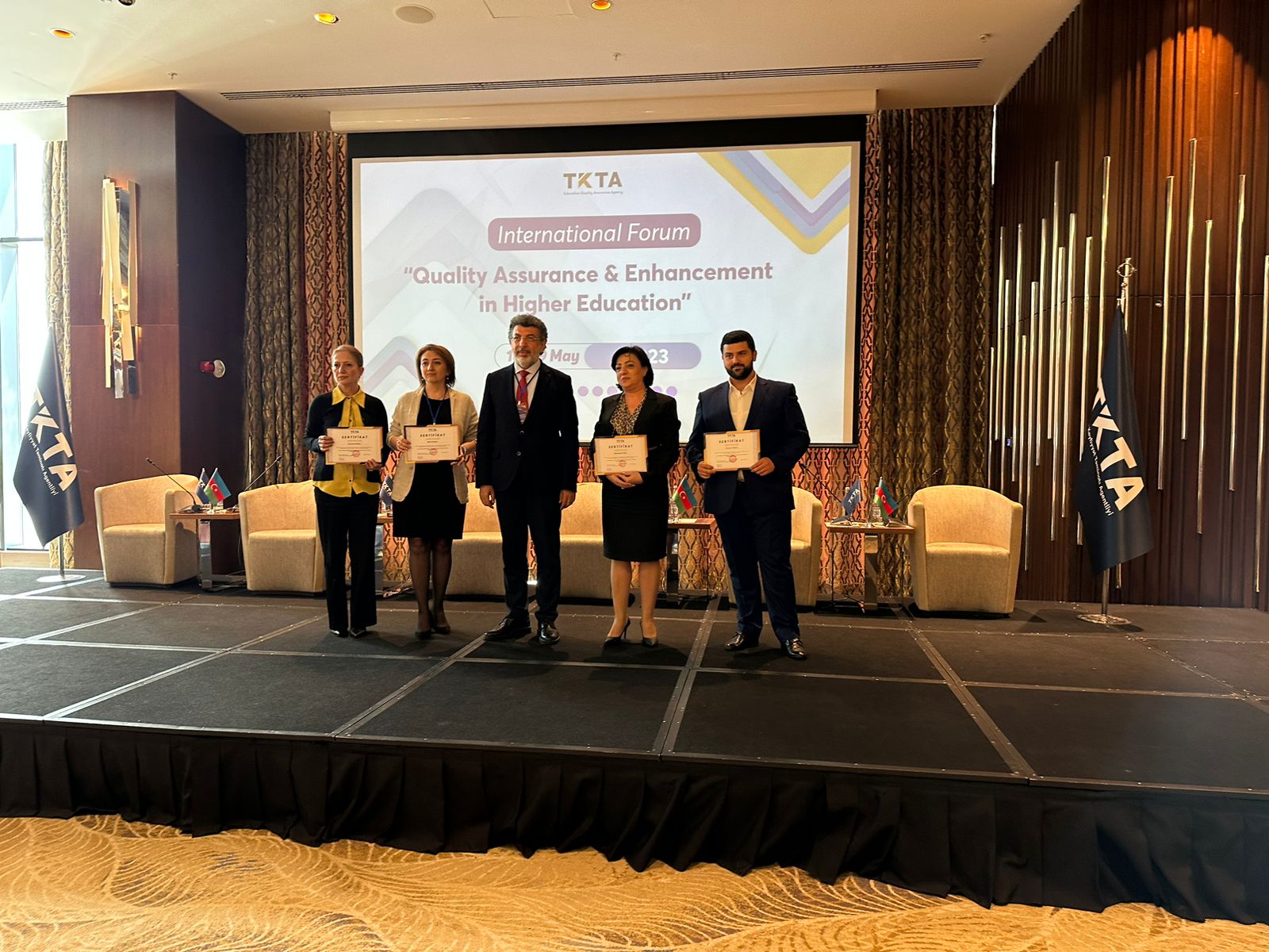 Distinguished Figures from Western Caspian University Receive Expert Certification in Accreditation