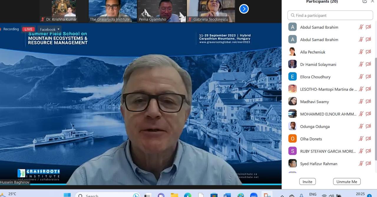 Global Mountain Ecosystems and Resource Management Hybrid Summer School Takes Off with International Collaboration