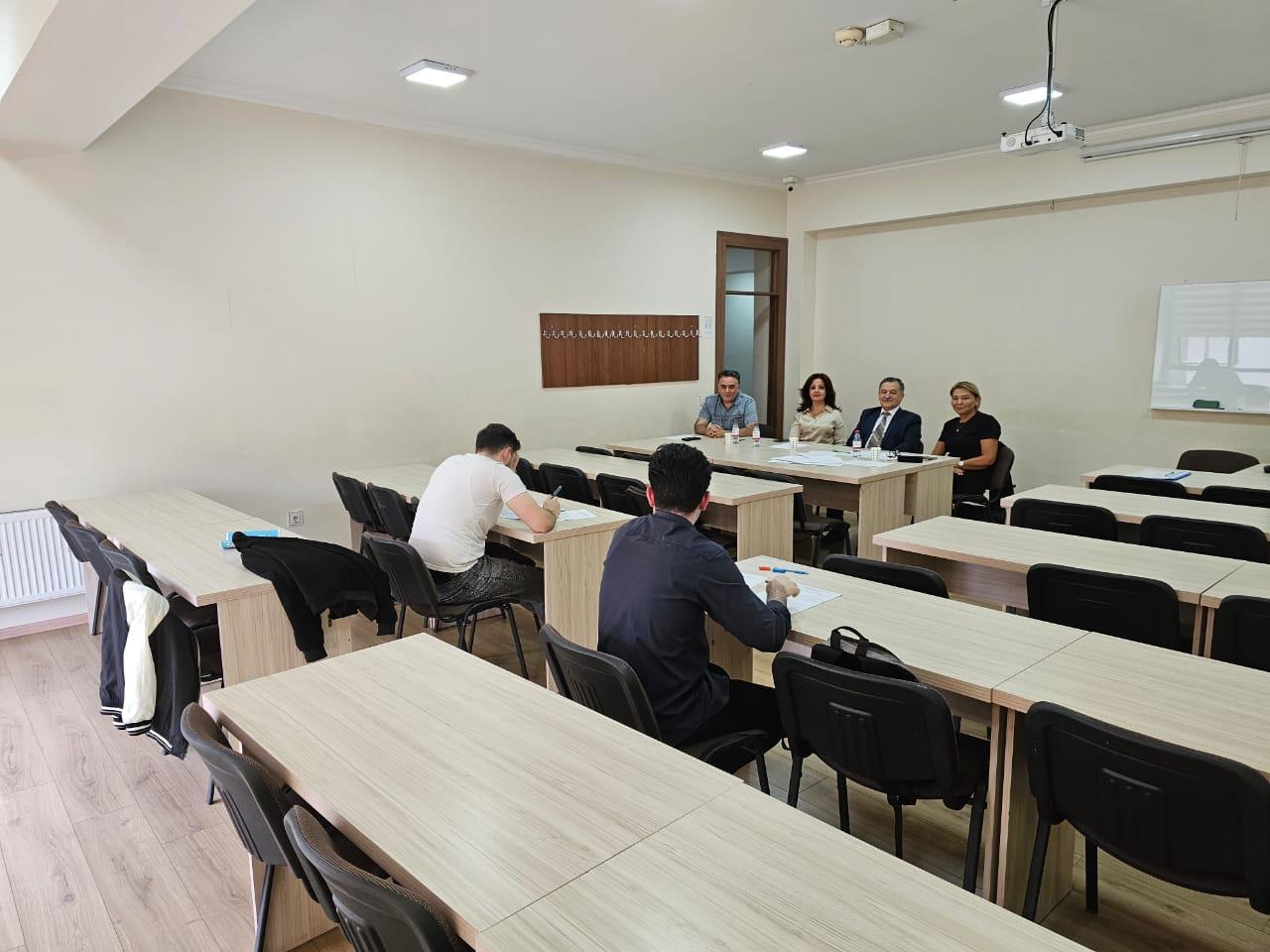 Doktoranturaya qəbul imtahanlarının sonuncu mərhələsi olan ixtisas fənnindən imtahanlar keçirilib