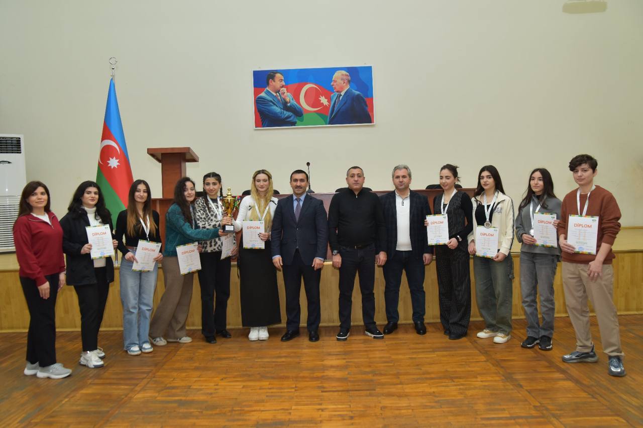 Qərbi Kaspi Universitetinin voleybol komandası yarışda ikinci olub