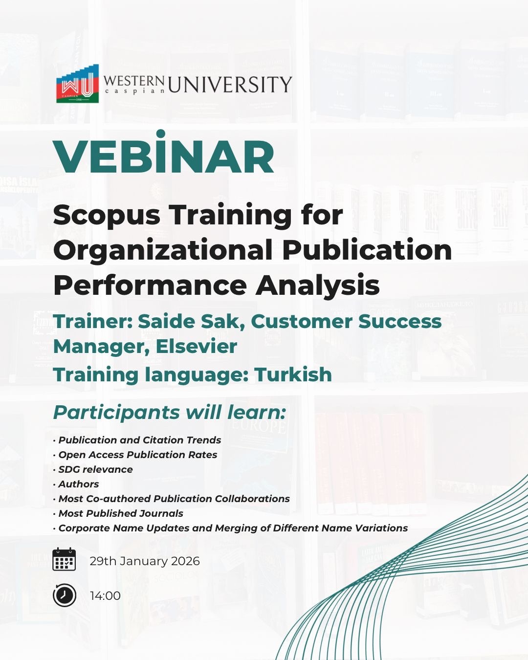 Attention Western Caspian University teachers and students!