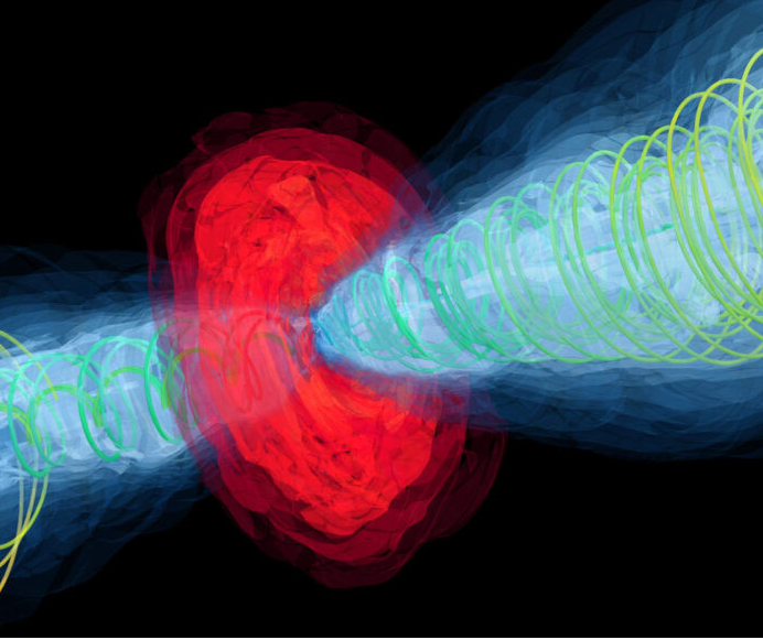A stunning simulation re-creates how M87’s black hole launches plasma jets